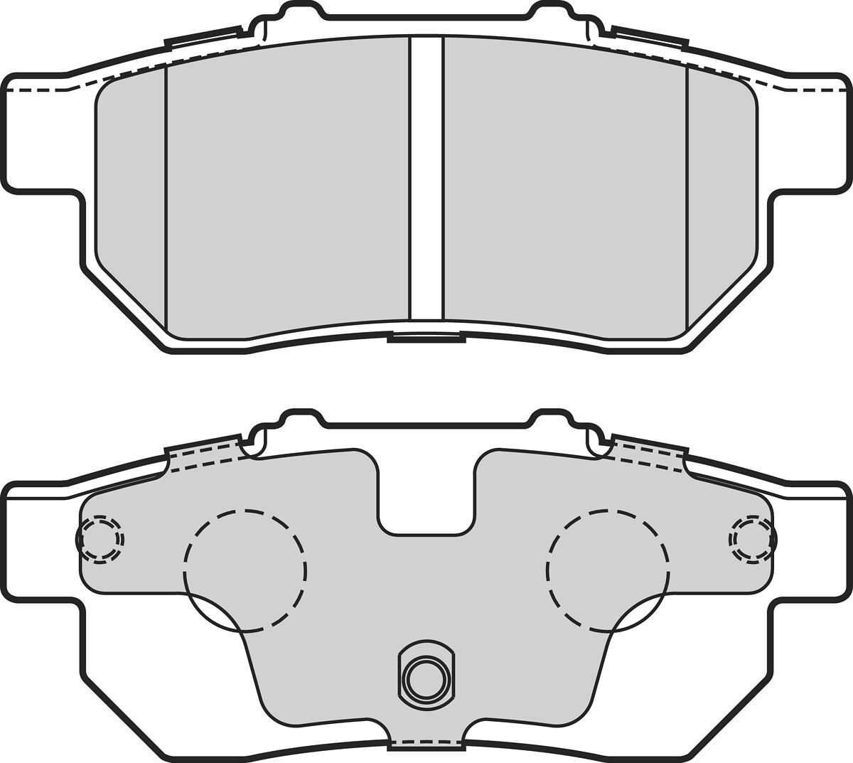 Jeu de 4 plaquettes de frein VALEO ref. 302602